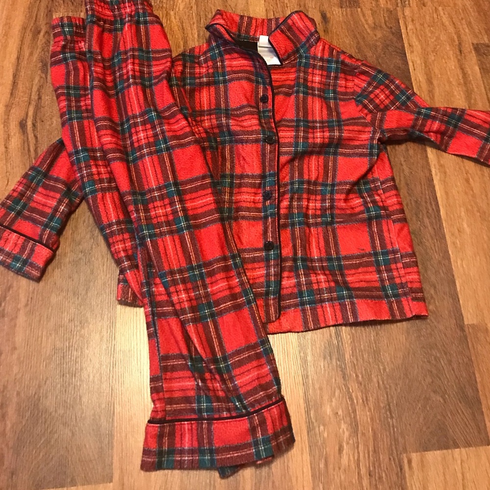 3T Red Plaid Pajamas